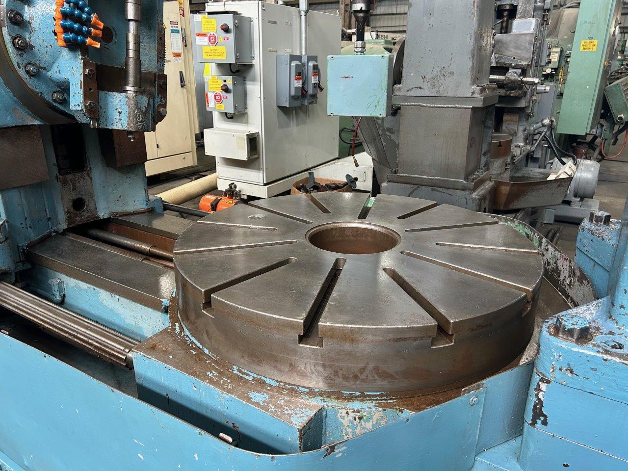 Gould & Eberhardt #72H, vertical gear hobber, 72" workpiece diameter, 1.25" diametral pitch - Image 3