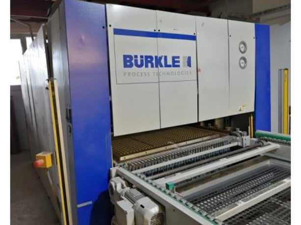 Burkle #Multifoiler-BTF1528-1400, Membrane Press, 59" x 110.2" Platen Capacity, 400 V., 2010 - Image 5