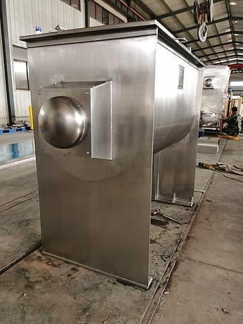 25 cu.ft. Hongda Industry, 304 Stainless Steel ribbon mixer, 7 HP, 2 yr warranty, new, unused, 2023 - Image 2