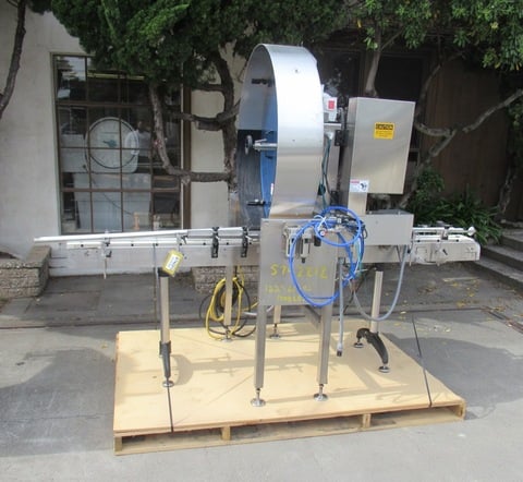 McBrady #200, orbital bottle washer, ionized air rinsing, Stainless Steel, 200 BPM, 2011 - Image 4