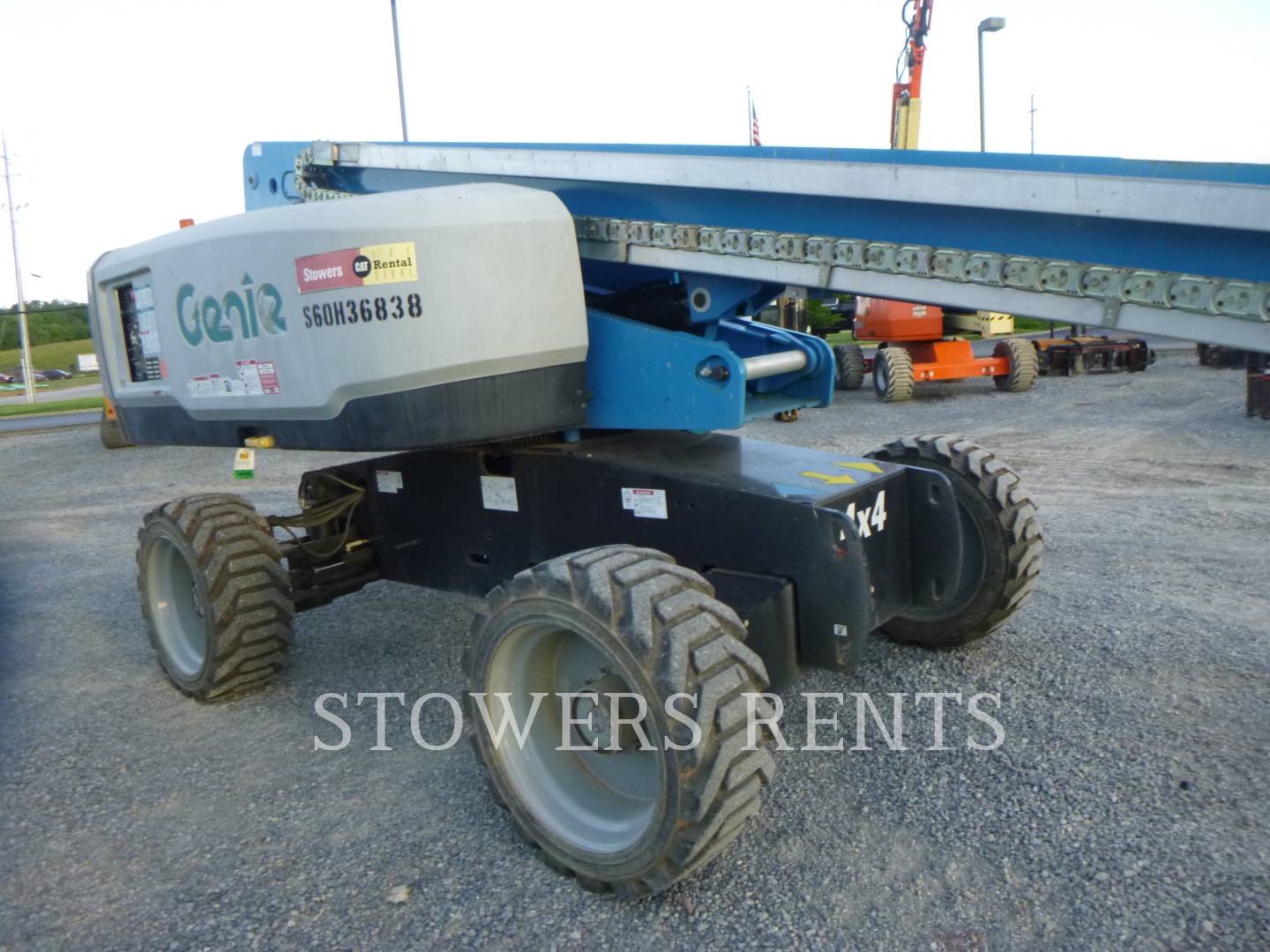 Genie Industries #S65, Deutz Dsl Tier 4f 4wheel Drive Boom Lift, S/N S60H-36838, 2017 - Image 2