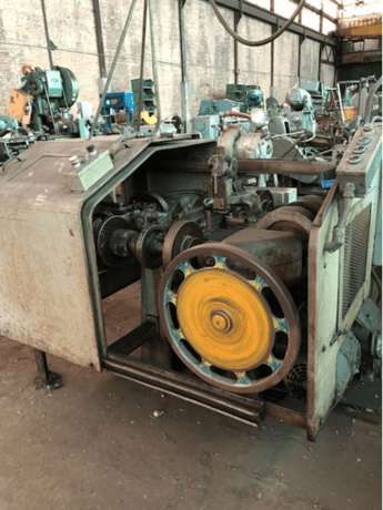 Baird #2, 4-slide, 1/8" wire diameter, 1" ribbon, 2 plane straightener, 8" feed, variable speed - Image 1