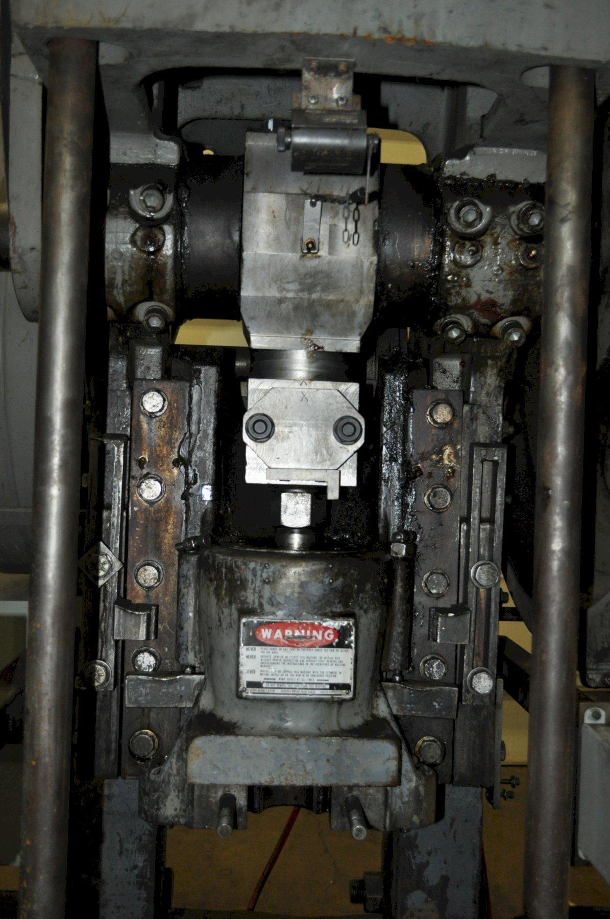 80 Ton, South bend / South Bend #80-BG-AC, OBI Press, 4" Stroke, 15.54" Shut Height, 44 SPM, 16.25" x 13.25" - Image 9