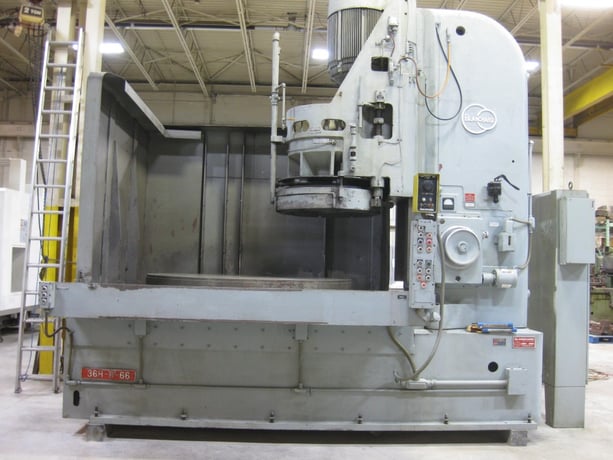Blanchard #36HD-66, 150 HP geared head spindle, 84" swing, 48" vertical capacity - Image 1
