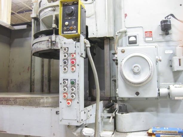 Blanchard #36HD-66, 150 HP geared head spindle, 84" swing, 48" vertical capacity - Image 4