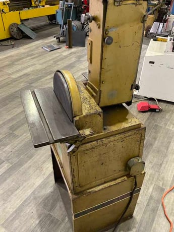 6" x 48" Powermatic #30, belt sander & 12" disc grinder, 1 HP, 2375 RPM, serial #8430296 - Image 6