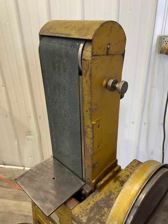 6" x 48" Powermatic #30, belt sander & 12" disc grinder, 1 HP, 2375 RPM, serial #8430296 - Image 8