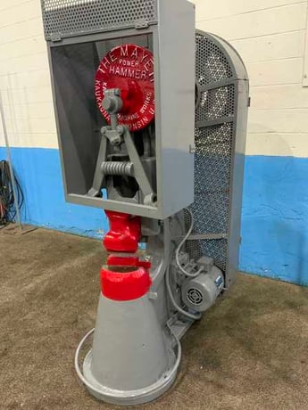100 lb. Mayer #16, power hammer, 14" throat, 5 HP, 275 SPM - Image 1