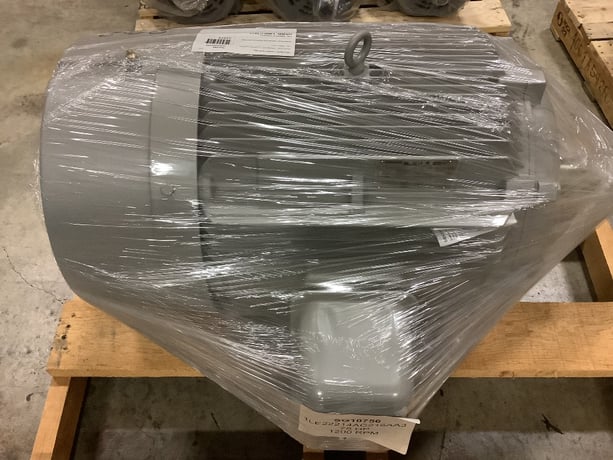 75 HP 1185 RPM Siemens, Frame 405T, TEFC, ball bearing, 230/460 Volts, new - Image 2
