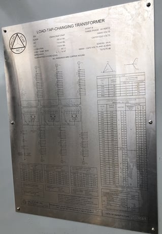 30000/40000/50000 kVA, 69000 Delta Primary, 12470 Wye Secondary, Delta Star, LTC Substation - Image 1