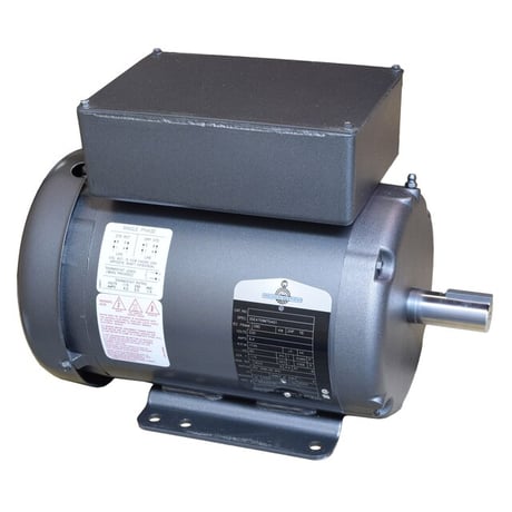 2 HP 1735 RPM Baldor motor, Frame D90, 220 Volts, 1 phase - Image 1