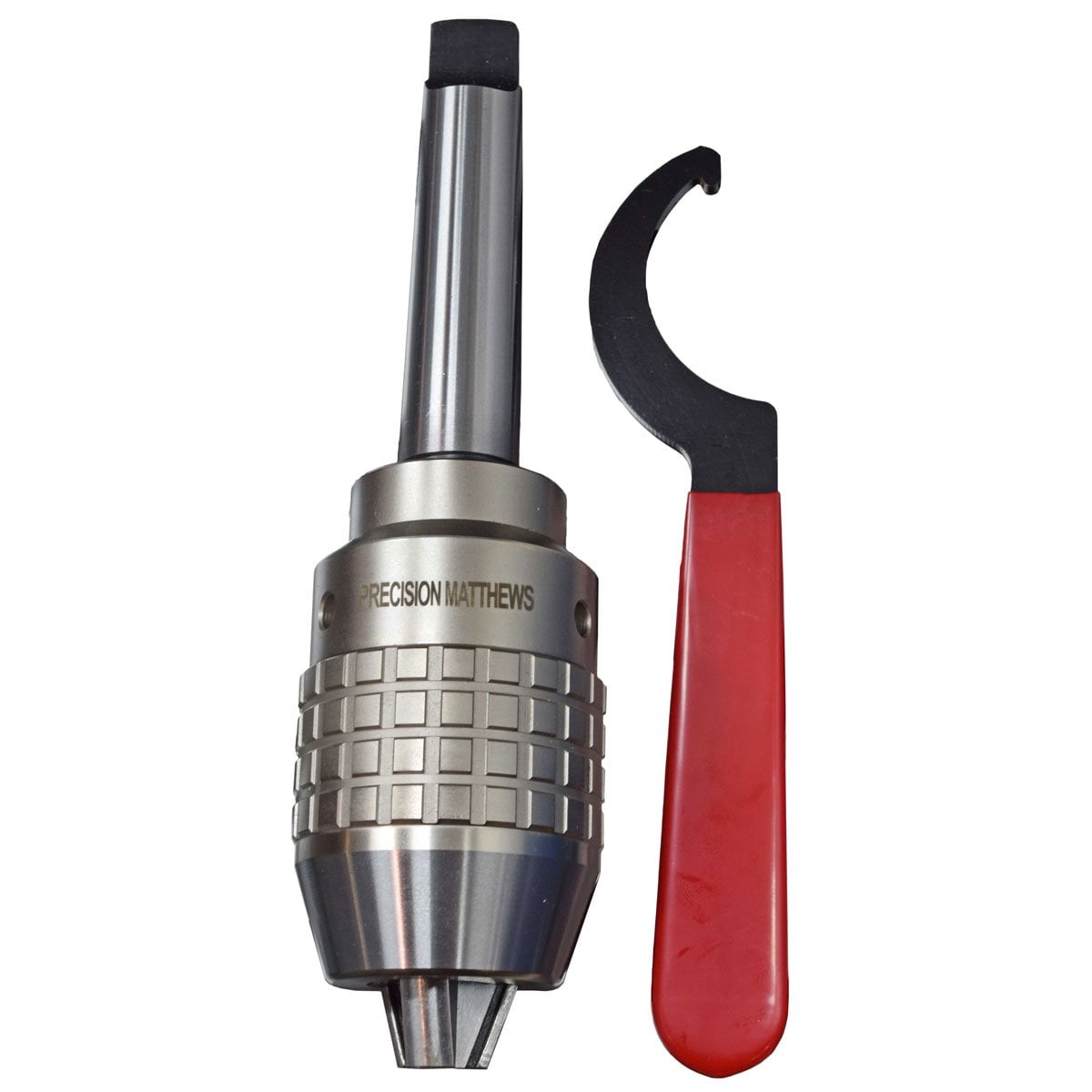 Precision Matthews Keyless Drill Chuck, 1/8"-5/8", MT3 Trailstock - Image 2