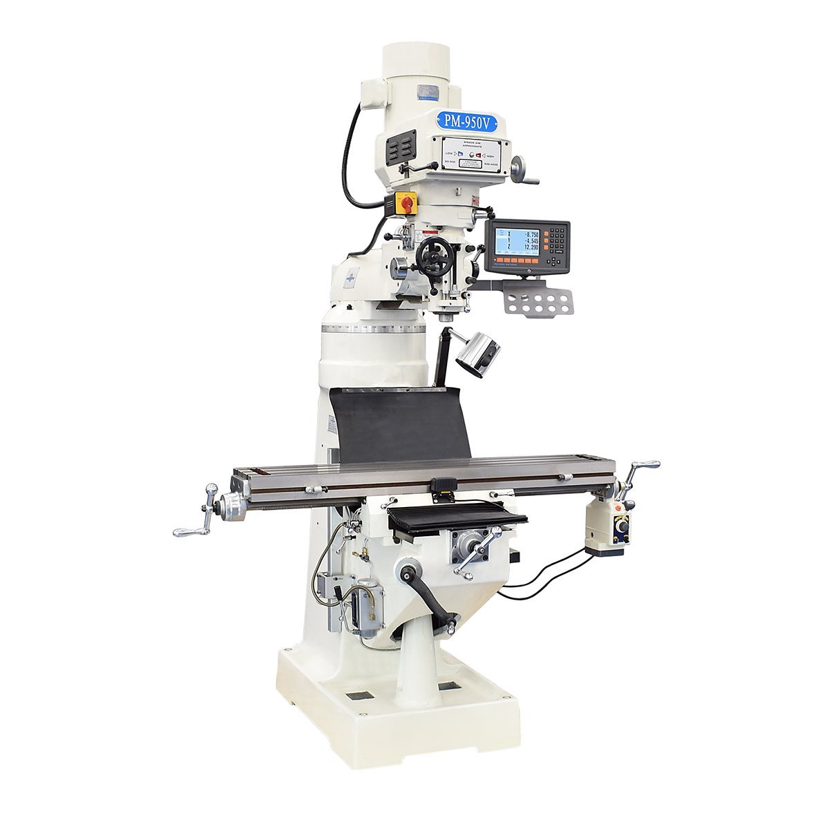 Precision Matthews #PM-950V, Precision Variable Speed Vertical Knee Mill, 9" x50" table, 3 HP - Image 3