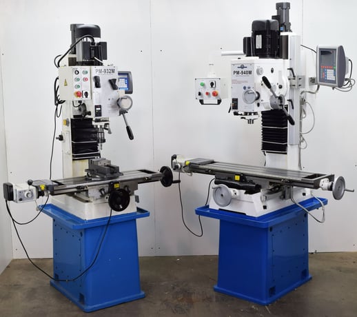 Precision Matthews #PM-940V-BASIC-w/HARDWAYS, Precision Bench/Bed Type Milling Machine, 9-1/2" x40" table, 2 - Image 2