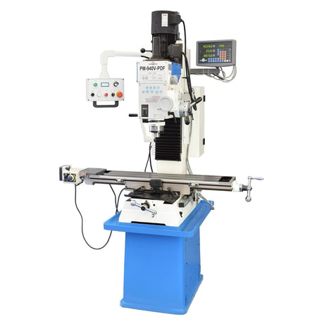 Precision Matthews #PM-940V-BASIC-w/HARDWAYS, Precision Bench/Bed Type Milling Machine, 9-1/2" x40" table, 2 - Image 3
