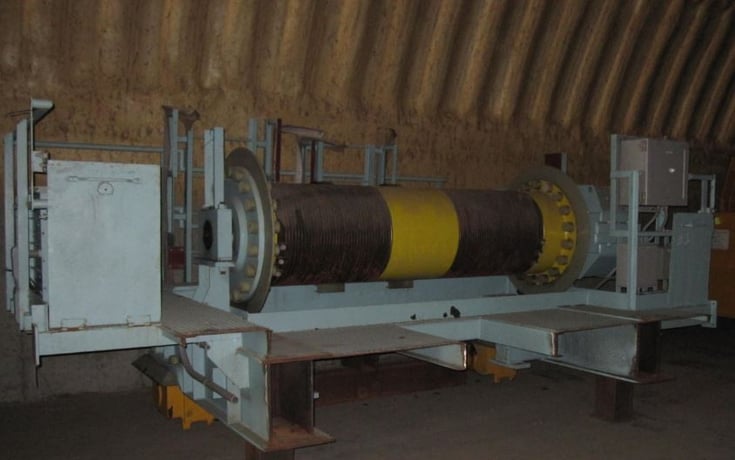 100 Ton, Canadian General Electric Overhead Handling, pot metal cranes, 54' span, double girder, new unused - Image 3