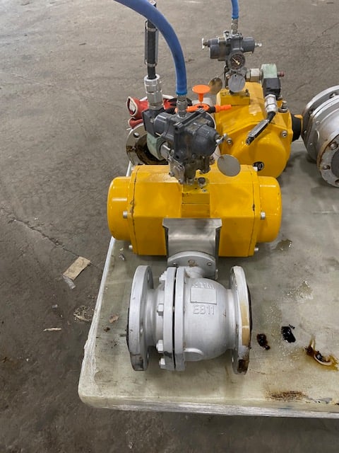 Emerson #OSO6OO-004STACW, Actuator, 4" Ball Valve, 118 PSI, 2017 - Image 1