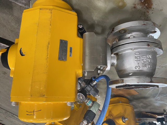 Emerson #050600-U0481A0, Actuator, 3" Ball Valve, 115 PSI - Image 1