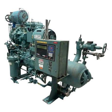 75 HP Frick #RDB-100B, Rotary Screw Compressor Package, 460 V., 4500 RPM, 350 PSIG, 2003 - Image 2