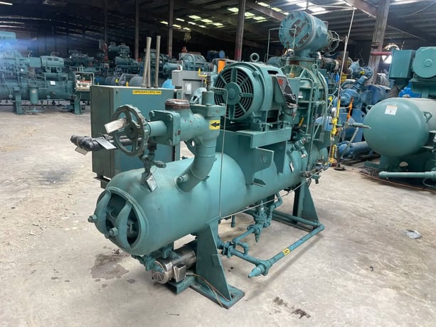 75 HP Frick #RDB-100B, Rotary Screw Compressor Package, 460 V., 4500 RPM, 350 PSIG, 2003 - Image 5