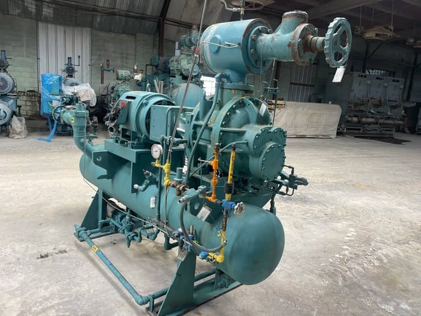 75 HP Frick #RDB-100B, Rotary Screw Compressor Package, 460 V., 4500 RPM, 350 PSIG, 2003 - Image 6