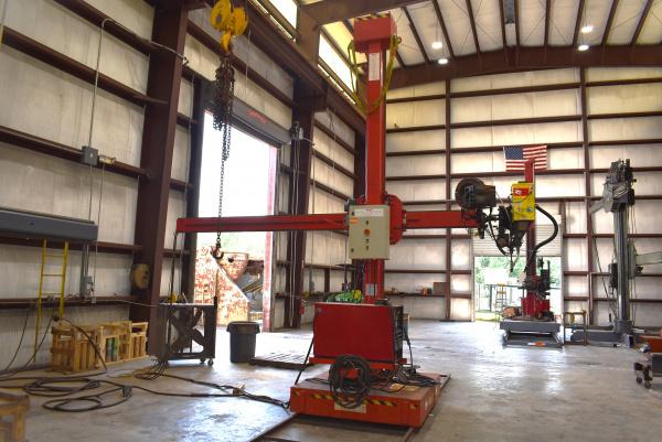 12' x 12' WeldWire #WEM1212LD, manipulator, Lincoln subarc, powered travel car, 2013 - Image 3