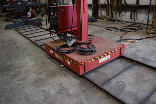 12' x 12' WeldWire #WEM1212LD, manipulator, Lincoln subarc, powered travel car, 2013 - Image 8