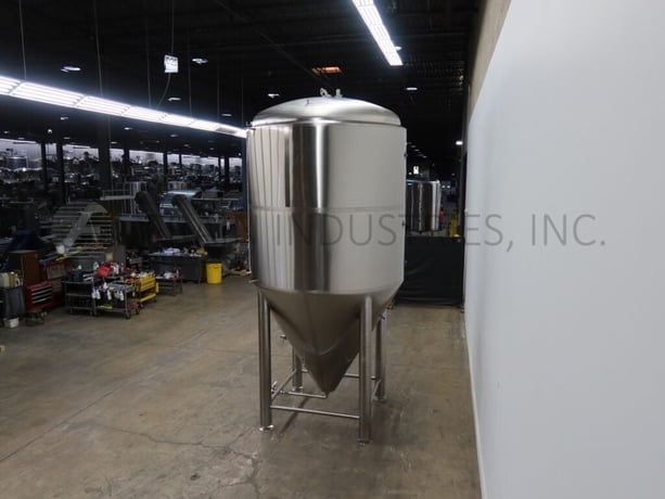 2300 Gal. Alpha Brewing, Stainless Steel Jacketed Tank, 79" diameter X 79" Straight side, 43 PSI - Image 4