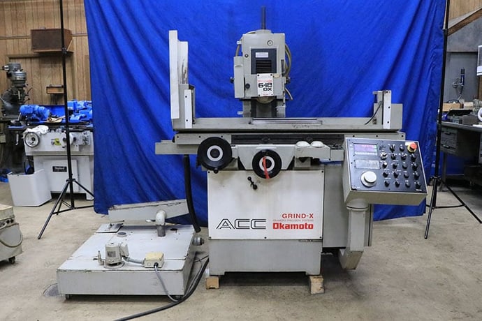 6" x 18" Okamoto #ACC-618-DX3, hydraulic surface grinder, 8" dia. x 1" W x 1.25" B wheel, 3-Axis automatic - Image 1