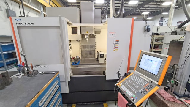 GF Mikron #HEM-1000, 4-Axis CNC vertical machining center, 2014 - Image 1
