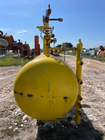 500 Gal., Fabricorp LLC, Horizontal Ammonia Recirculator, 36" diameter x 90" L, 250 PSI @ 250&deg;F, 2002 - Image 9