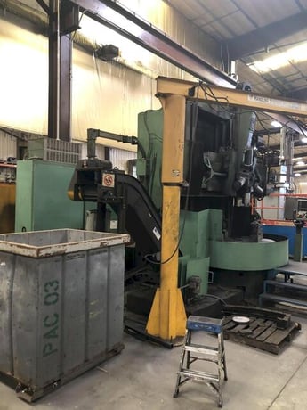 56" Bullard #56-Dynatape, CNC Vertical Boring Mill - Image 4