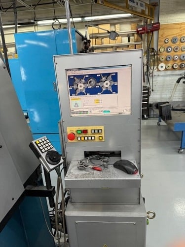 Itaya #RX-40A, CNC spring coiler, 1.5-4mm wire diameter, Itaya System 11 computer, laser position probe - Image 2