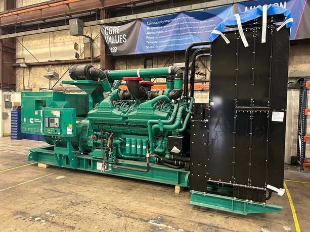 1750 KW Cummins #DQKAA, diesel generator set, 277/480 Volts, 3-phase, QSK60 engine, Tier 2, 2024, new - Image 2