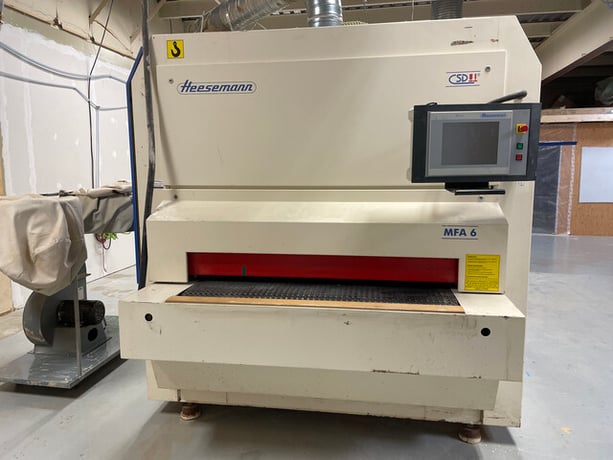52" Heesemann #MFA-6, 3-head widebelt sander, brush, CSD System, 2006 - Image 1