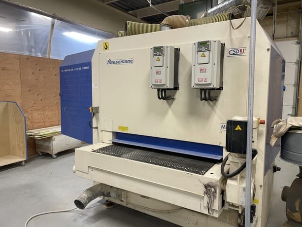 52" Heesemann #MFA-6, 3-head widebelt sander, brush, CSD System, 2006 - Image 2