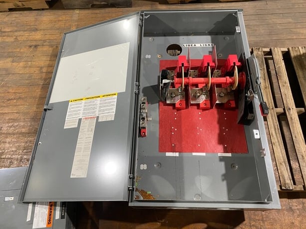 400 Amp. Square D #HU365R, Safety Disconnect Switch, 3P 600V 3PH 350HP 3R Encl. - Image 5
