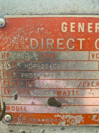 800 HP 800 RPM General Electric MDP-820-AER - Image 2