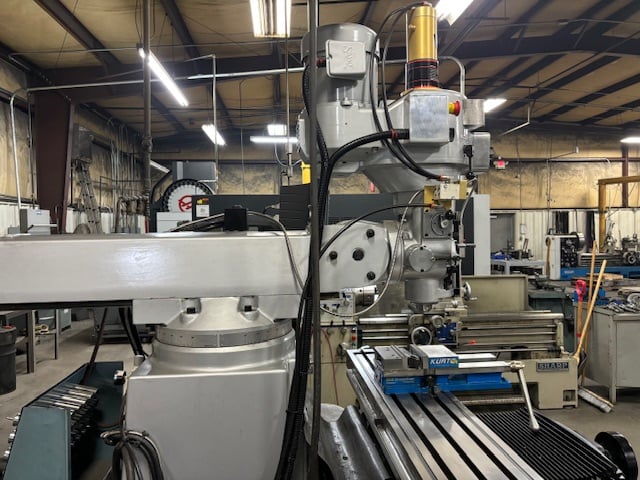 Sharp #TMV-DVS/MP-2, 10" x54" tbl., 3 HP, 31" X, 15.5" Y, 5" Z, 4500 RPM, R-8, 2-Axis, Acu-Rite Millpwr G2 - Image 2