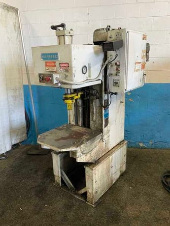 12 Ton, Denison #WT120M-C309SS1-TT10, C-frame hydraulic press, 12" stroke, 7.5 HP - Image 1