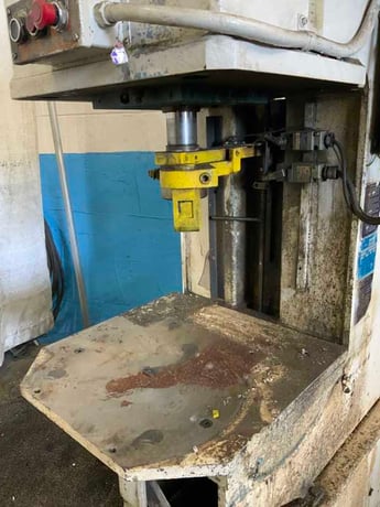 12 Ton, Denison #WT120M-C309SS1-TT10, C-frame hydraulic press, 12" stroke, 7.5 HP - Image 2