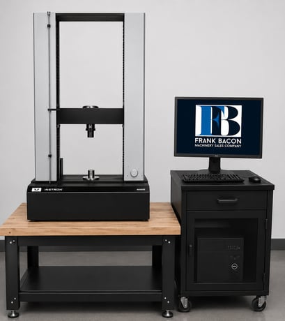 11250 lbf. (50kn) Instron #4468, bench top precision two unispace tension & compression testing, 4468 - Image 1