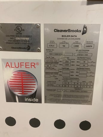 Cleaver-Brooks #CFLC, 12000 MBTU Condensing Boiler, natural gas or propane fired, new (2 available) - Image 4