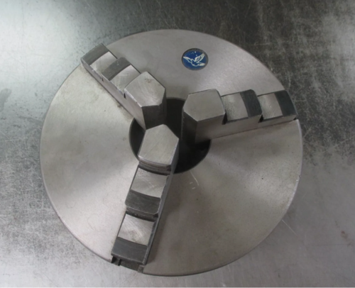 8" 3-Jaw self-centering D1-6 Camlock back lathe chuck with wrench (YMC) - Image 4