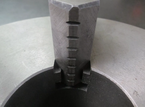 8" 3-Jaw self-centering D1-6 Camlock back lathe chuck with wrench (YMC) - Image 6