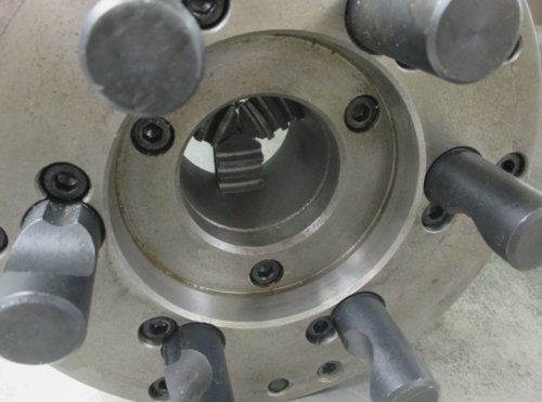 8" 3-Jaw self-centering D1-6 Camlock back lathe chuck with wrench (YMC) - Image 8