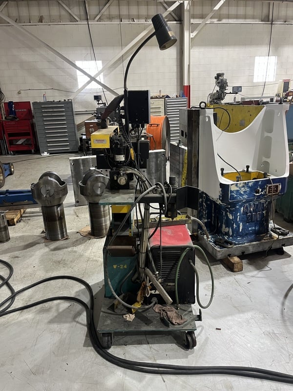 225 Amps, Guild #PSA-2000, 10" x .135" portable shear end coil welder - Image 1