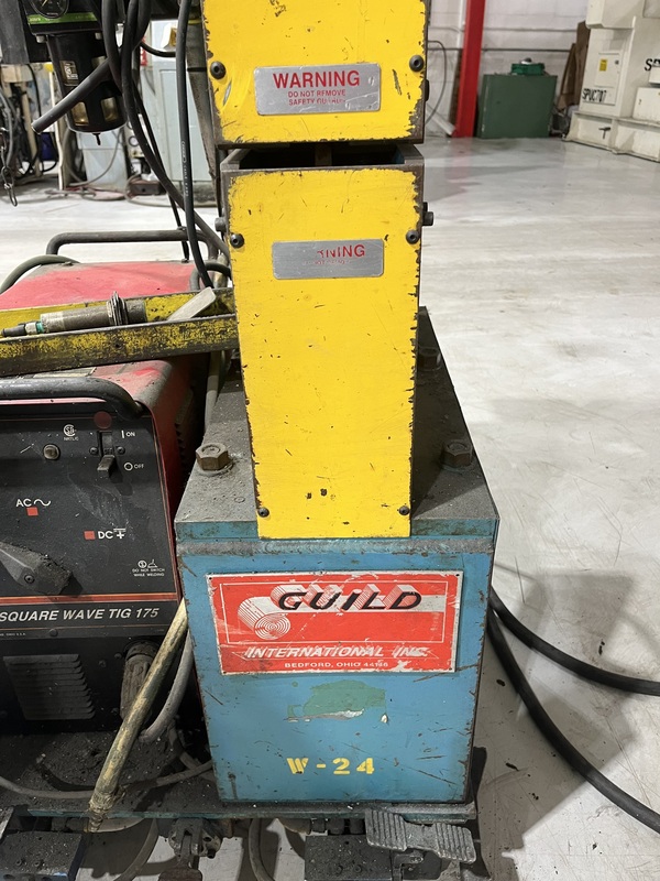 225 Amps, Guild #PSA-2000, 10" x .135" portable shear end coil welder - Image 3