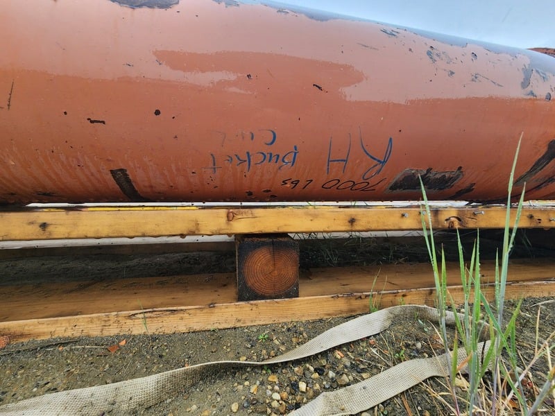 Hitachi #EX3600-5, parts R/H bucket/dump cylinder for shovel - Image 3