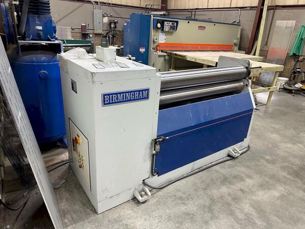 5' x 9/32" Birmingham #R-0570H, heavy duty single pinch hydraulic palte roll, 2021 - Image 1